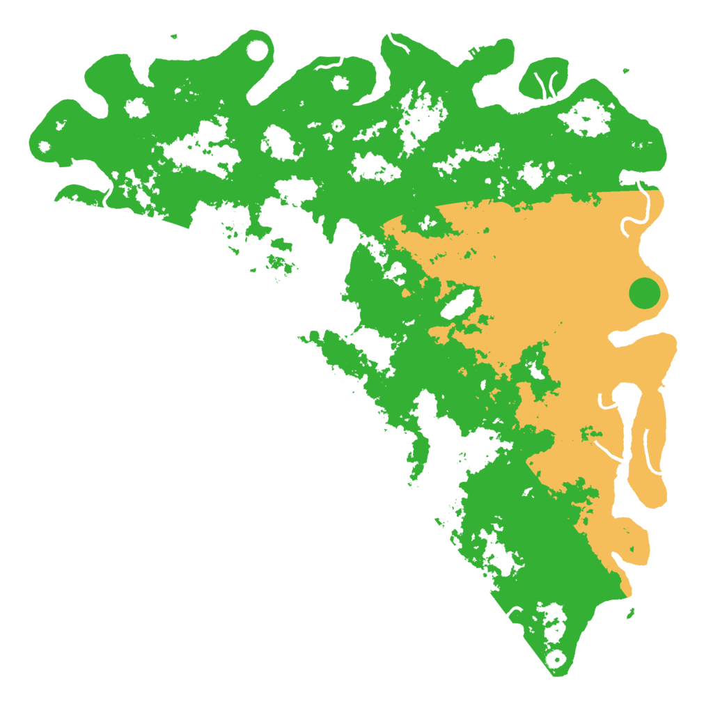 Biome Rust Map: Procedural Map, Size: 6000, Seed: 9108186