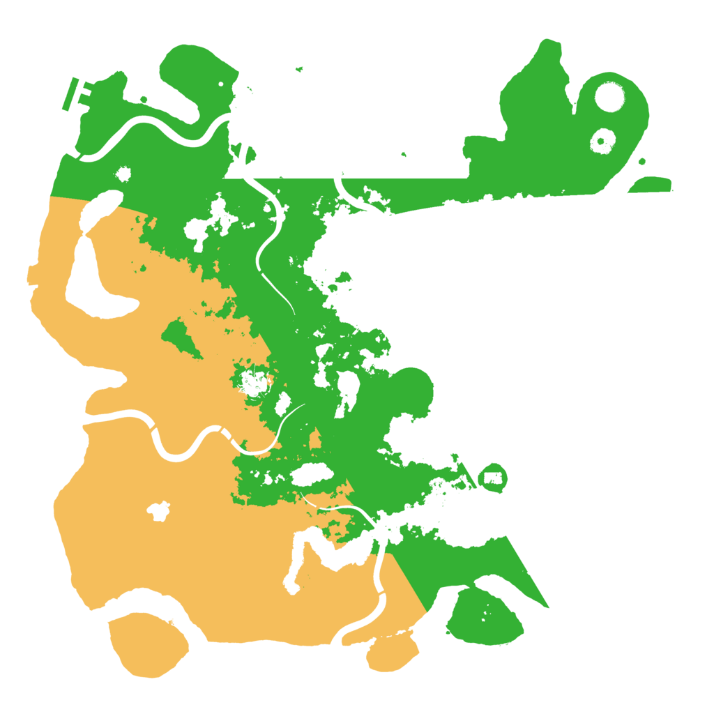 Biome Rust Map: Procedural Map, Size: 4250, Seed: 1668196850