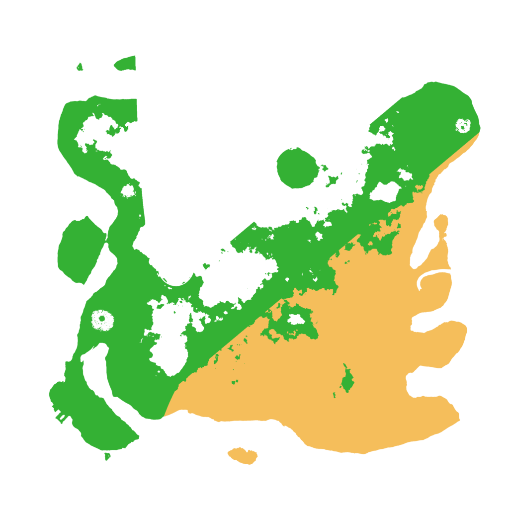 Biome Rust Map: Procedural Map, Size: 3500, Seed: 1384023097