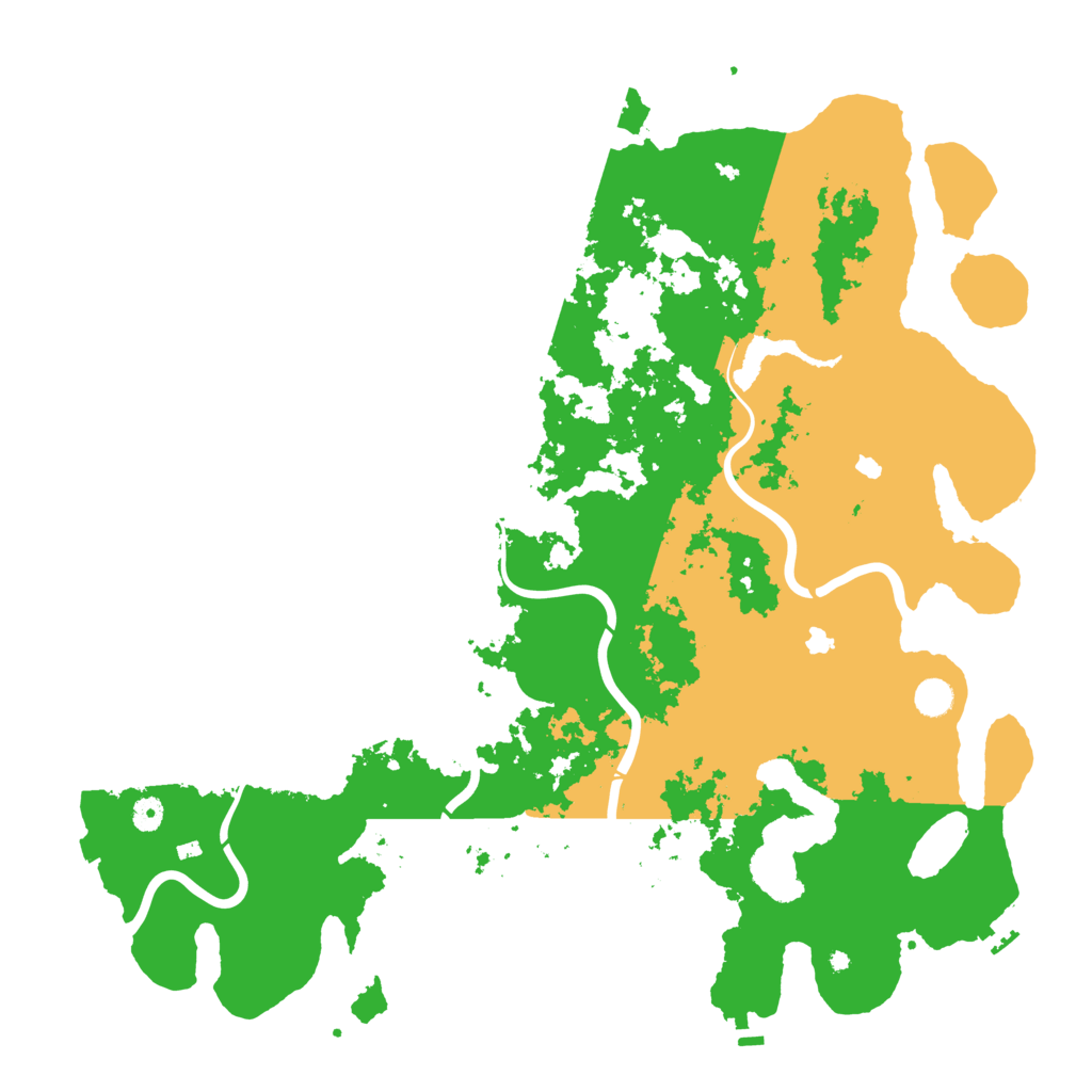 Biome Rust Map: Procedural Map, Size: 5000, Seed: 2553505