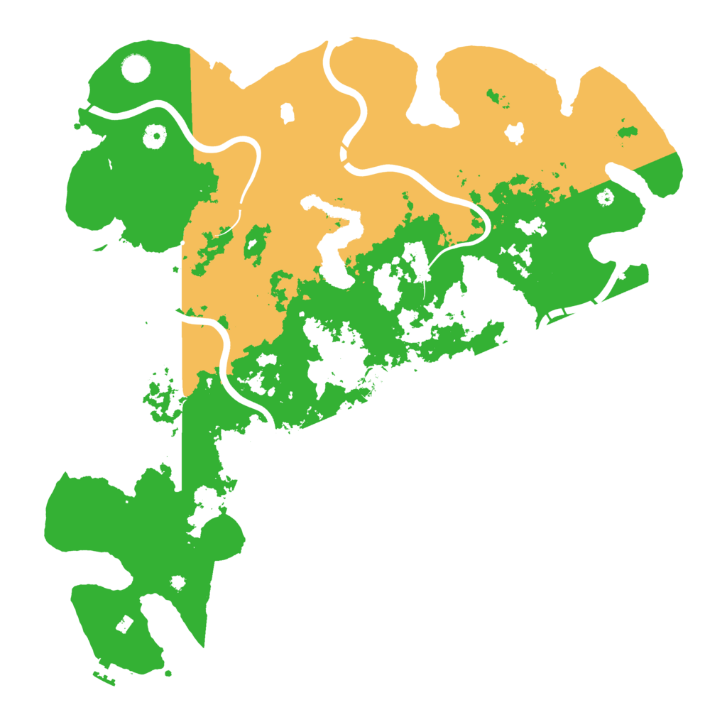 Biome Rust Map: Procedural Map, Size: 4500, Seed: 857578051