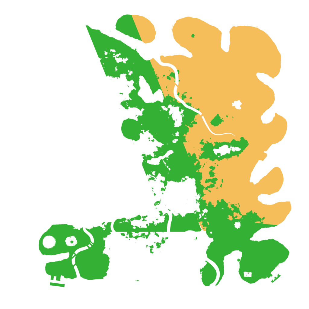 Biome Rust Map: Procedural Map, Size: 4250, Seed: 321839382
