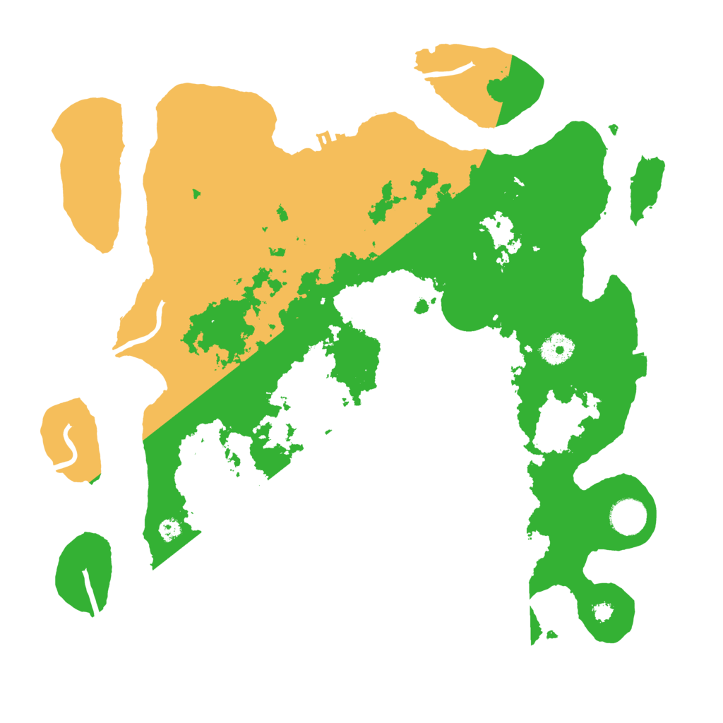 Biome Rust Map: Procedural Map, Size: 3500, Seed: 1833469