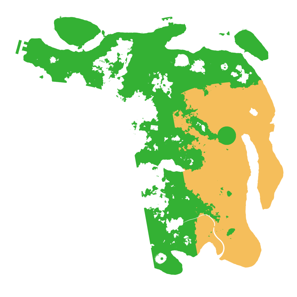 Biome Rust Map: Procedural Map, Size: 4250, Seed: 506150268