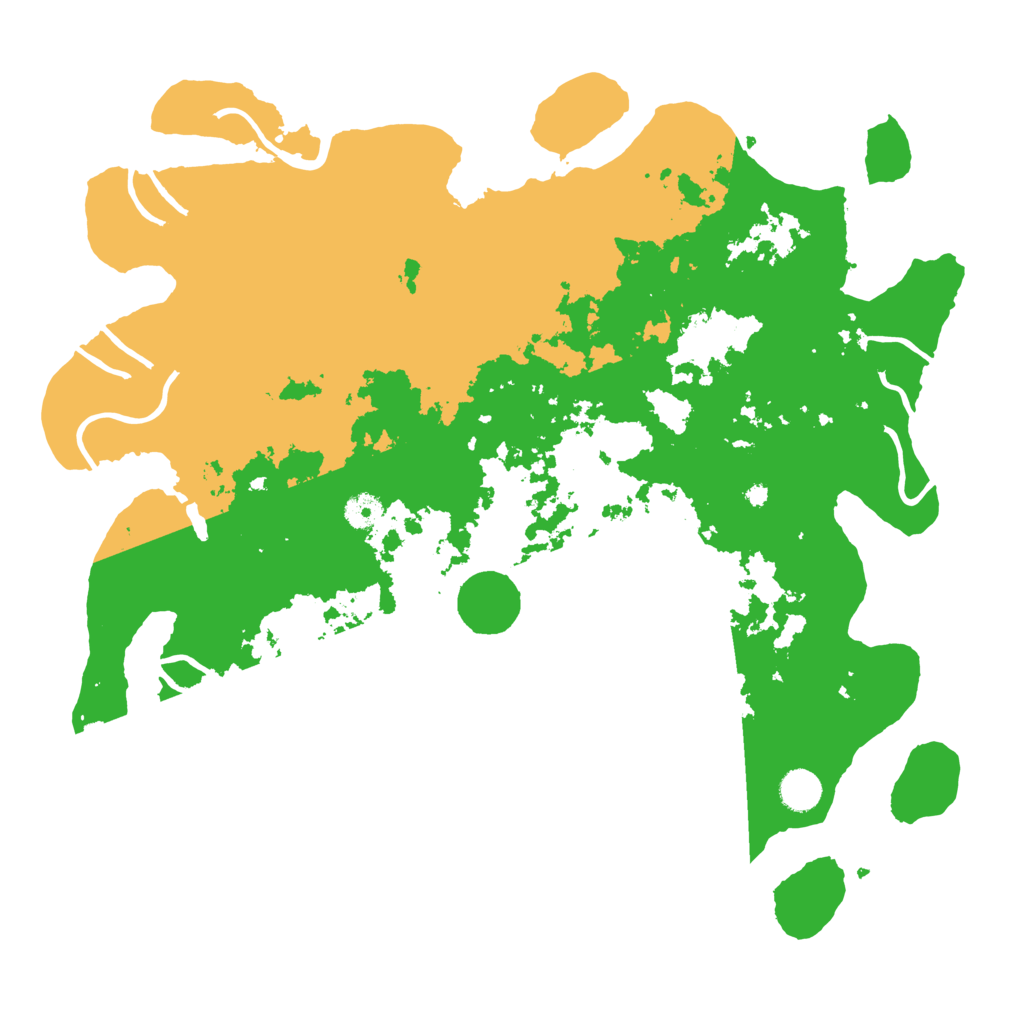 Biome Rust Map: Procedural Map, Size: 4300, Seed: 83359266