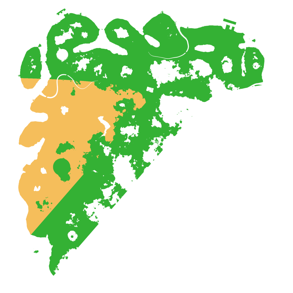Biome Rust Map: Procedural Map, Size: 4500, Seed: 346916893
