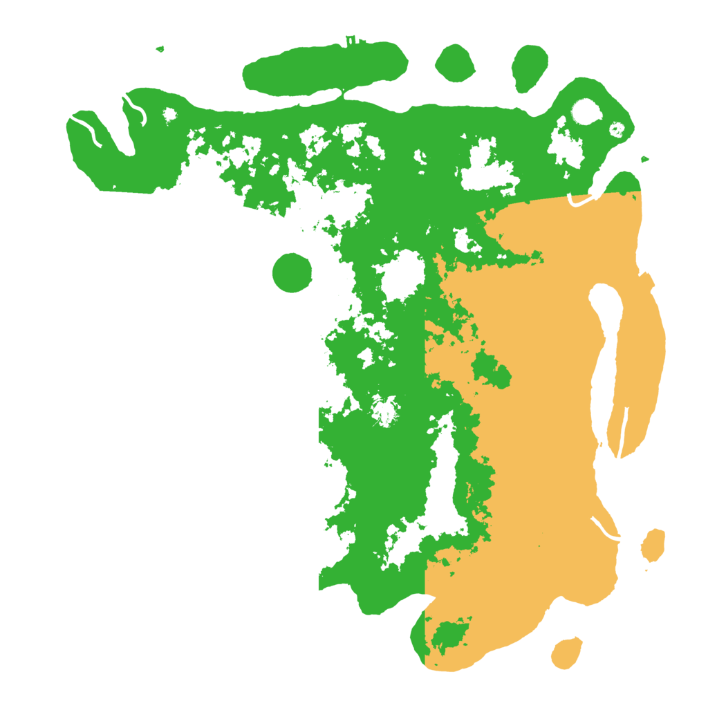 Biome Rust Map: Procedural Map, Size: 4800, Seed: 936600308