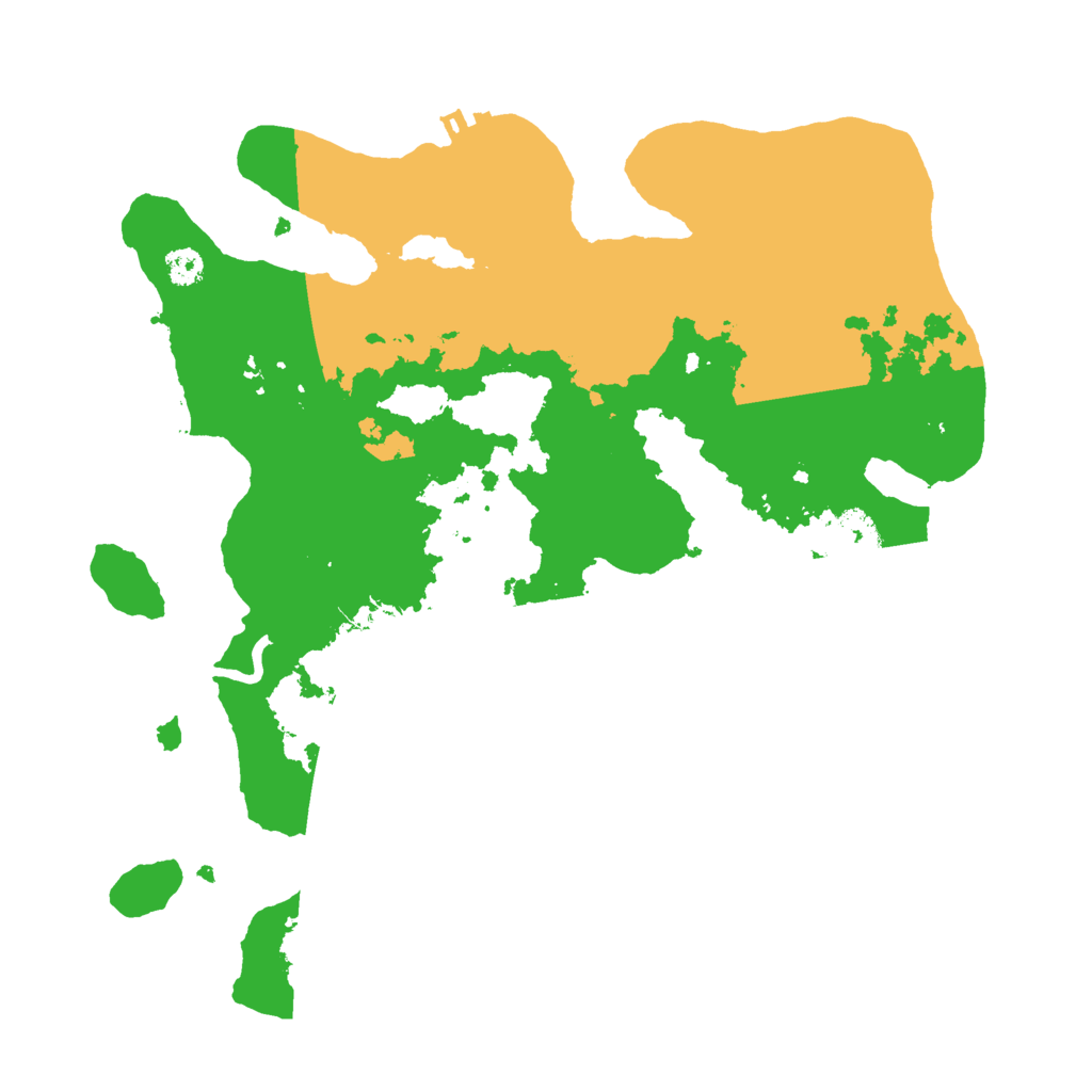 Biome Rust Map: Procedural Map, Size: 3000, Seed: 1482097294