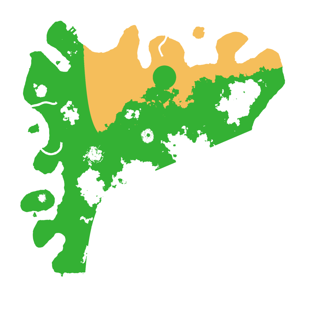 Biome Rust Map: Procedural Map, Size: 3500, Seed: 1997139386