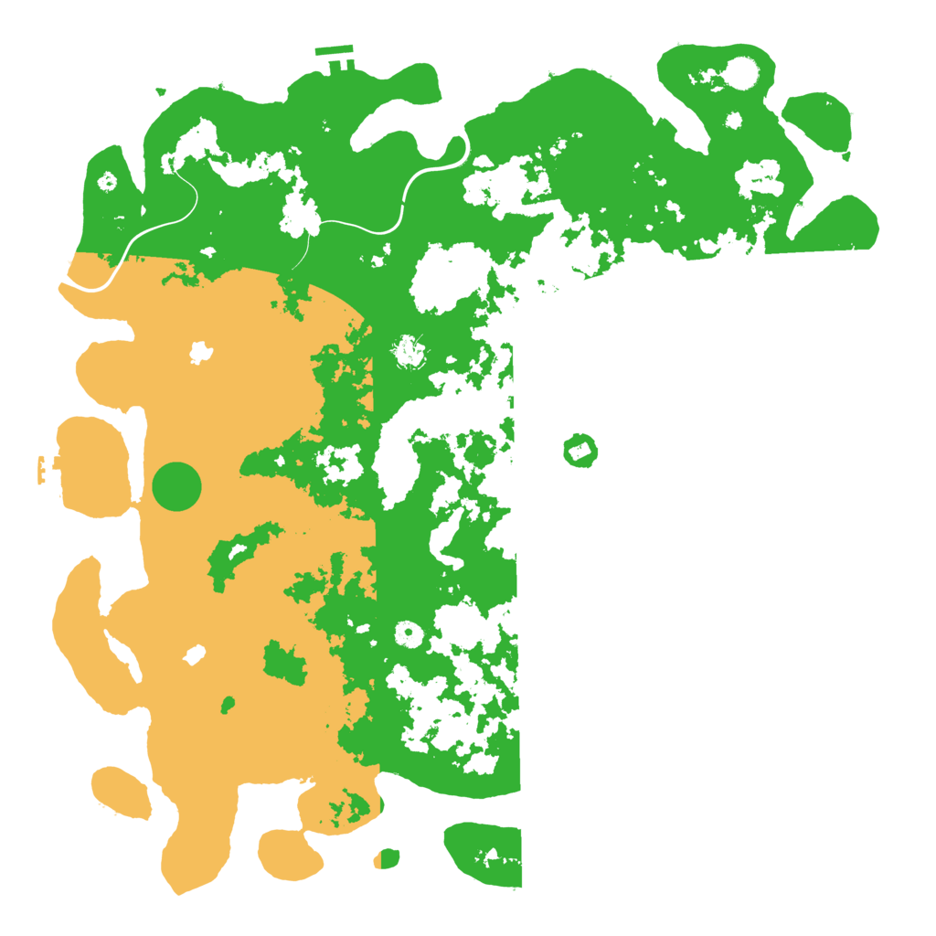 Biome Rust Map: Procedural Map, Size: 5000, Seed: 510265709