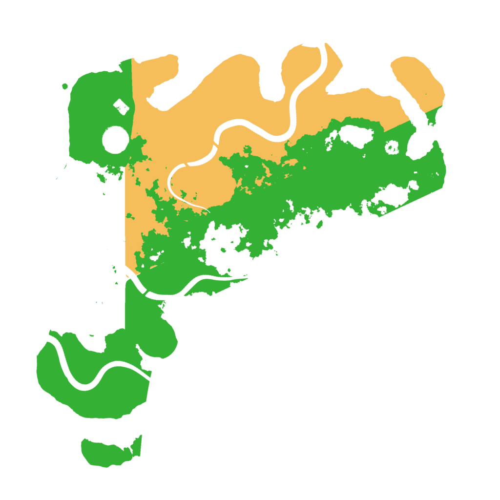 Biome Rust Map: Procedural Map, Size: 3500, Seed: 1377661669