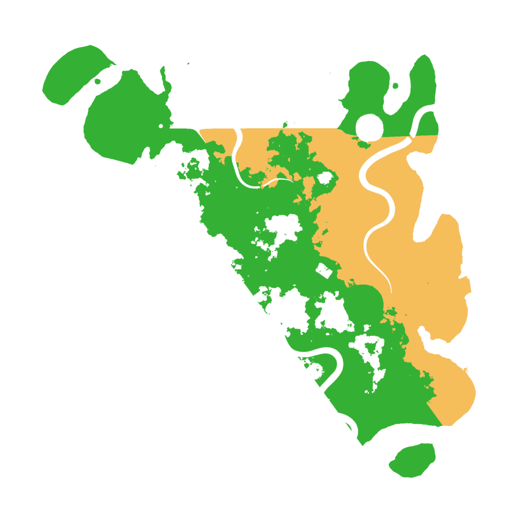 Biome Rust Map: Procedural Map, Size: 3500, Seed: 1657653939