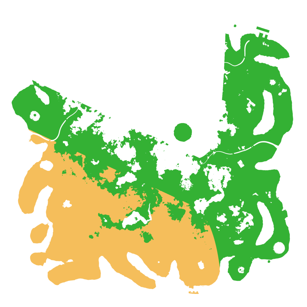 Biome Rust Map: Procedural Map, Size: 4700, Seed: 2147123214
