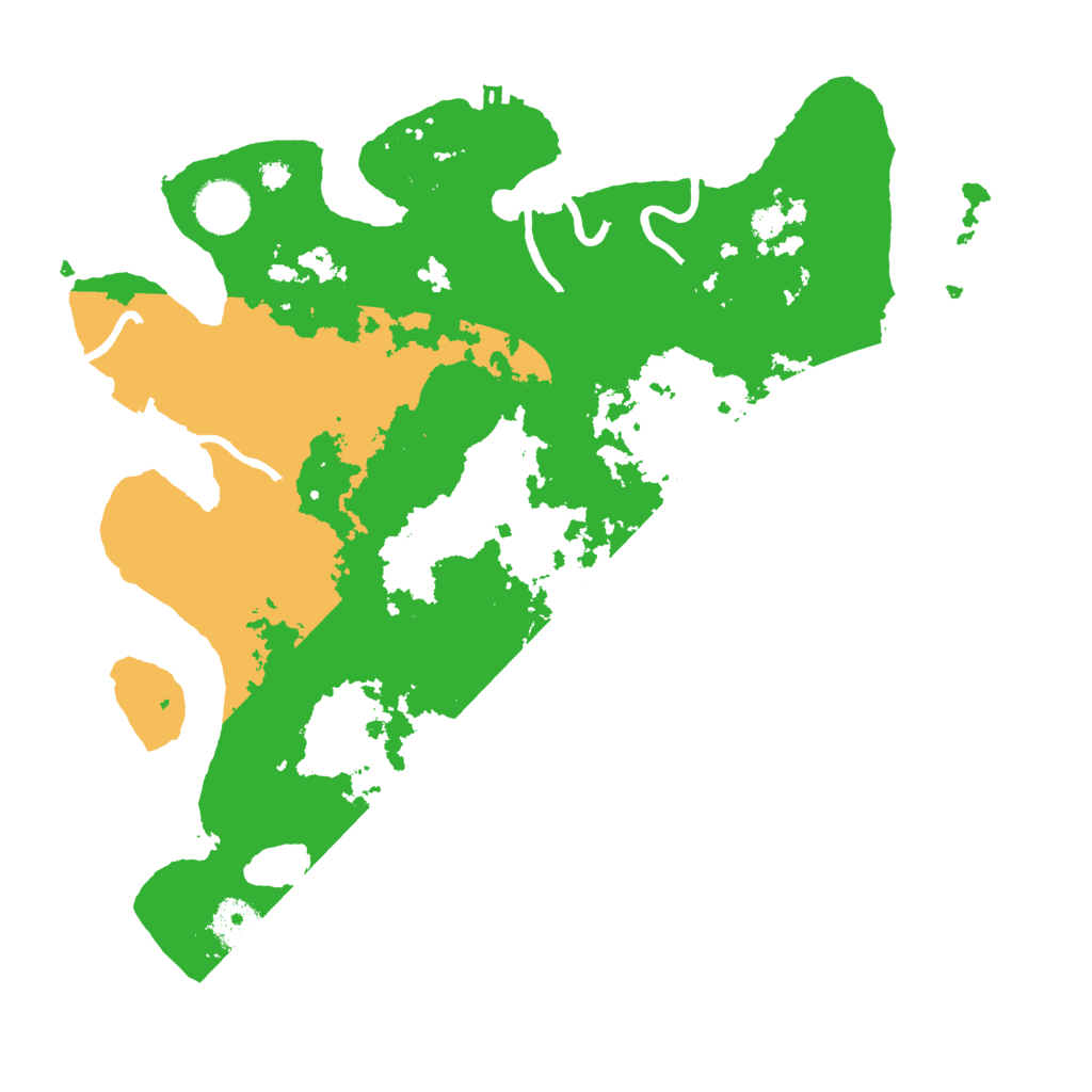 Biome Rust Map: Procedural Map, Size: 3500, Seed: 585952