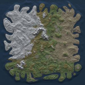 Thumbnail Rust Map: Procedural Map, Size: 6000, Seed: 814720421, 18 Monuments