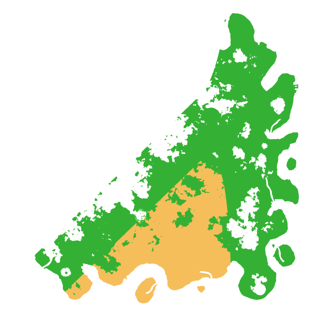 Biome Rust Map: Procedural Map, Size: 5000, Seed: 34885001