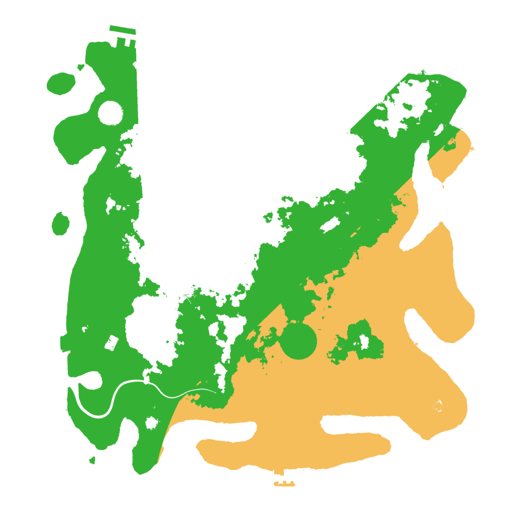 Biome Rust Map: Procedural Map, Size: 3700, Seed: 1773235563