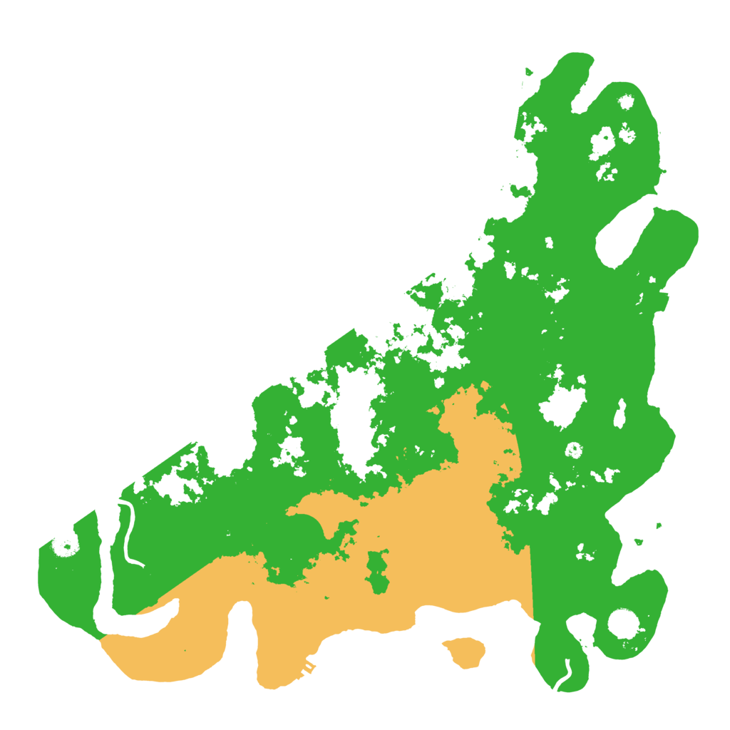 Biome Rust Map: Procedural Map, Size: 4500, Seed: 6677773