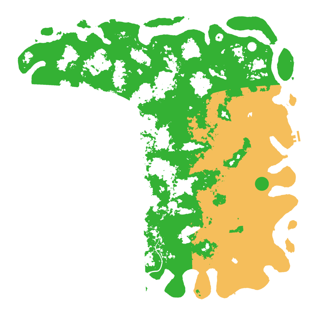 Biome Rust Map: Procedural Map, Size: 6000, Seed: 6005820