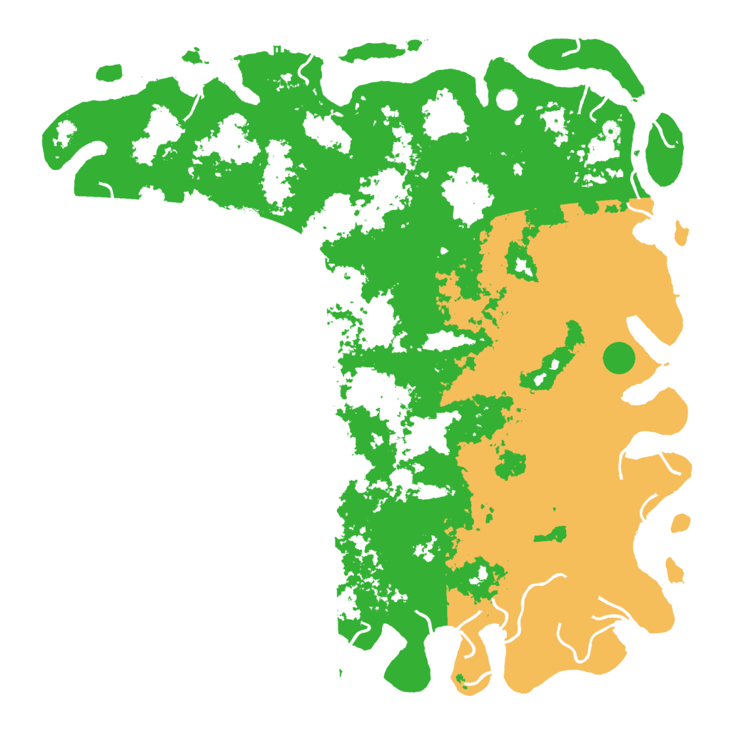 Biome Rust Map: Procedural Map, Size: 6000, Seed: 6005820