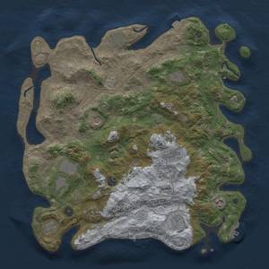 Thumbnail Rust Map: Procedural Map, Size: 4250, Seed: 277026719, 19 Monuments