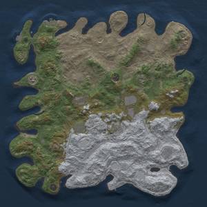 Thumbnail Rust Map: Procedural Map, Size: 4500, Seed: 251911291, 19 Monuments