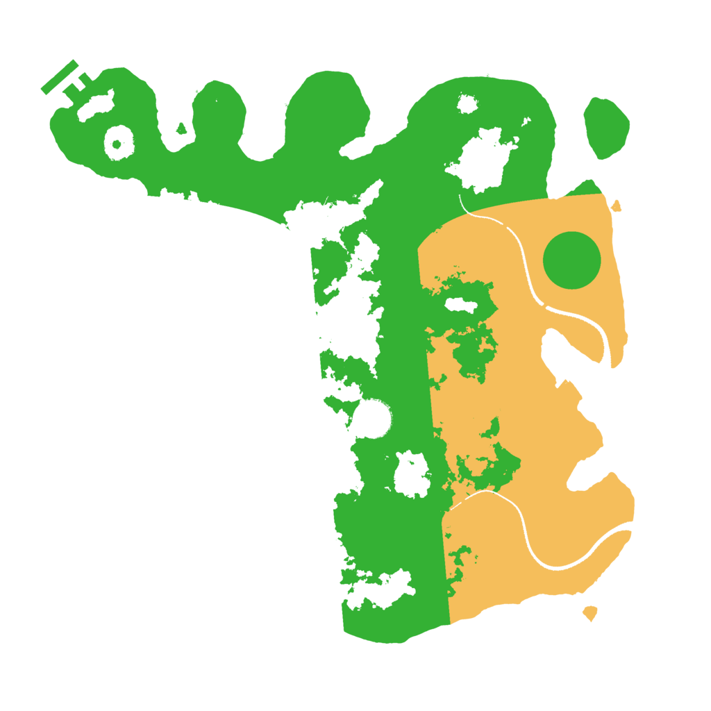 Biome Rust Map: Procedural Map, Size: 3250, Seed: 839022