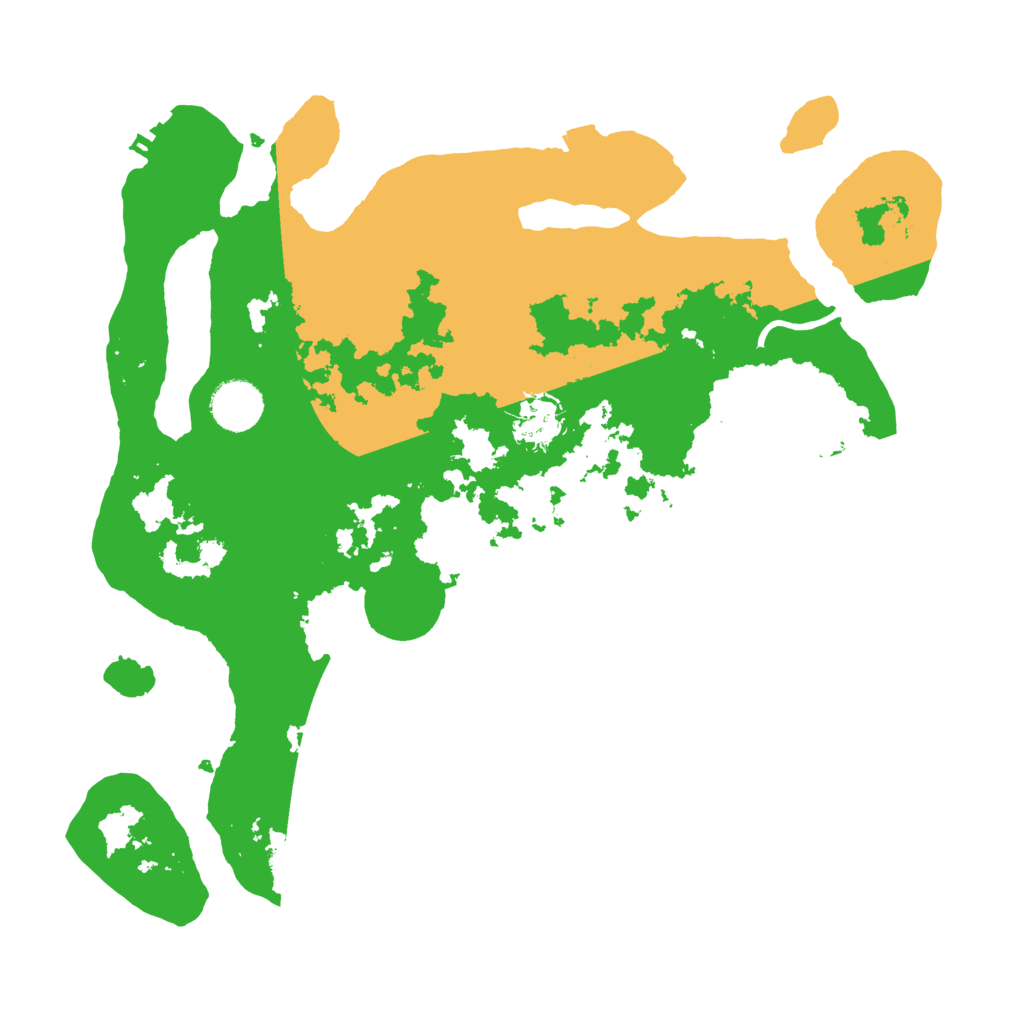 Biome Rust Map: Procedural Map, Size: 3500, Seed: 867837154