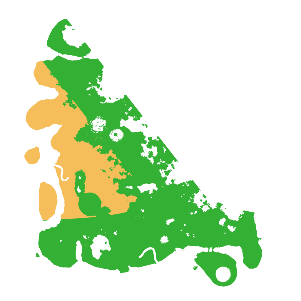 Biome Rust Map: Procedural Map, Size: 3500, Seed: 842089216