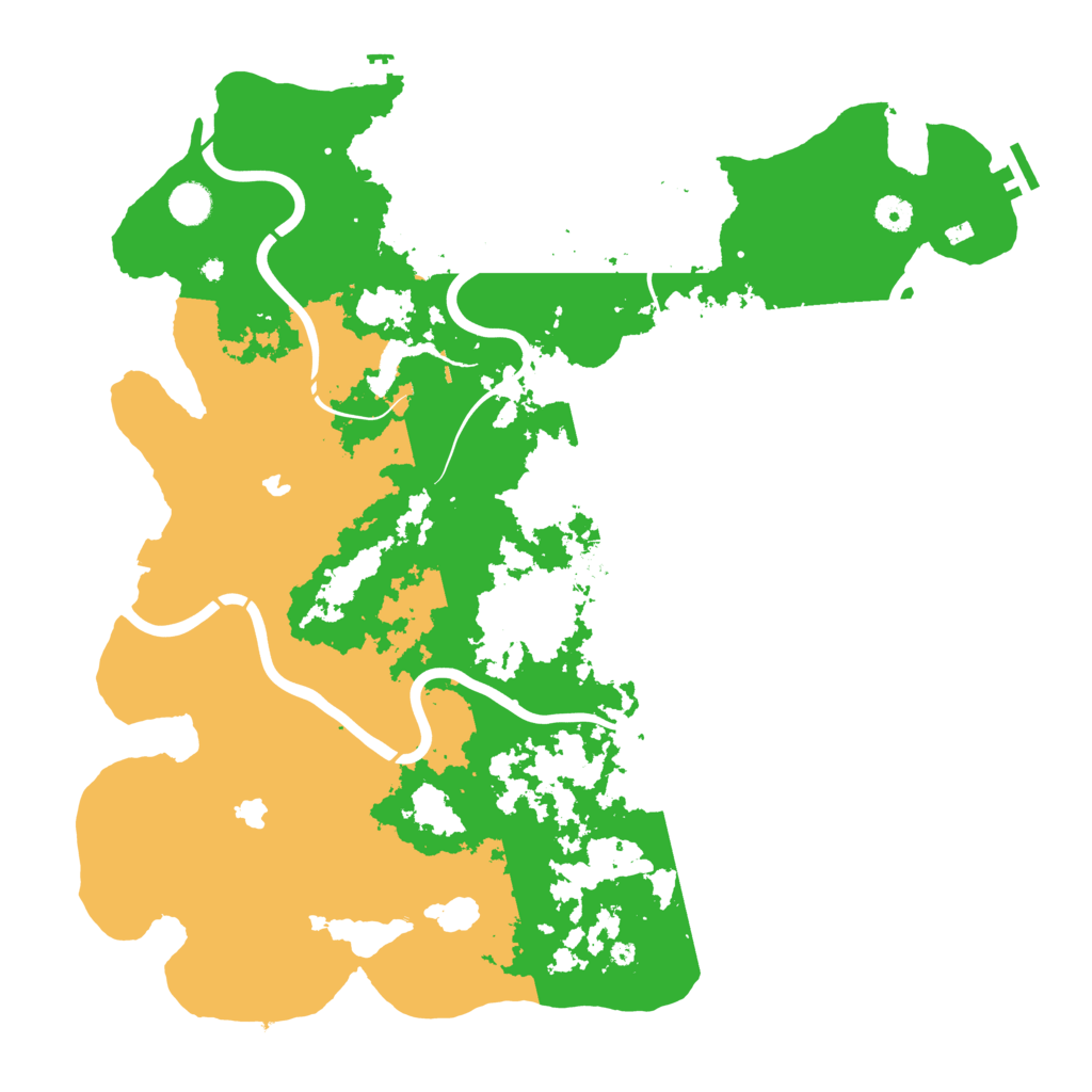 Biome Rust Map: Procedural Map, Size: 4500, Seed: 1979477934