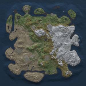 Thumbnail Rust Map: Procedural Map, Size: 3835, Seed: 294460650, 17 Monuments