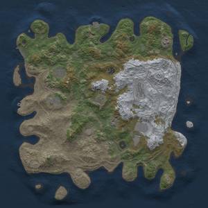 Thumbnail Rust Map: Procedural Map, Size: 4250, Seed: 785361846, 17 Monuments