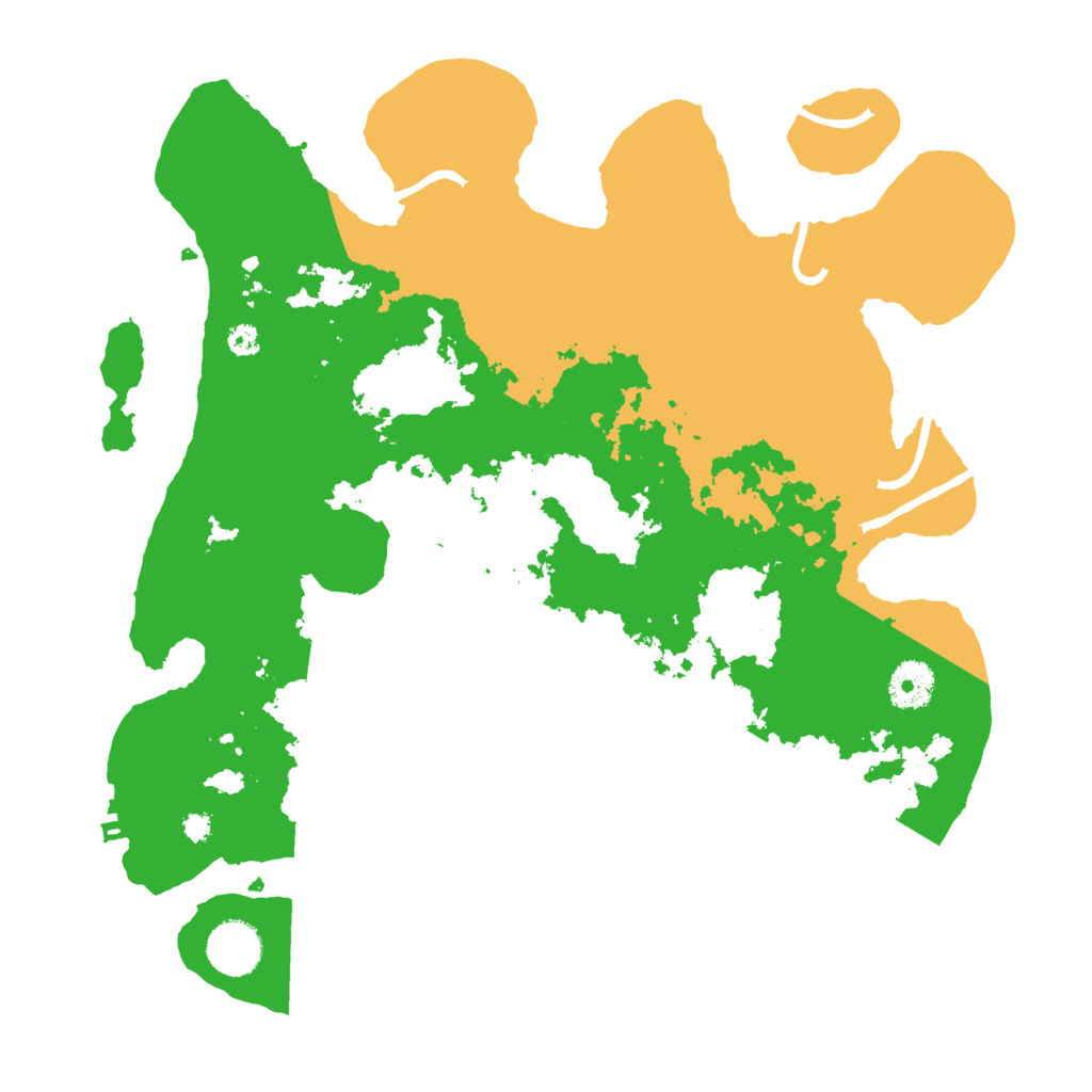 Biome Rust Map: Procedural Map, Size: 3500, Seed: 2054725001