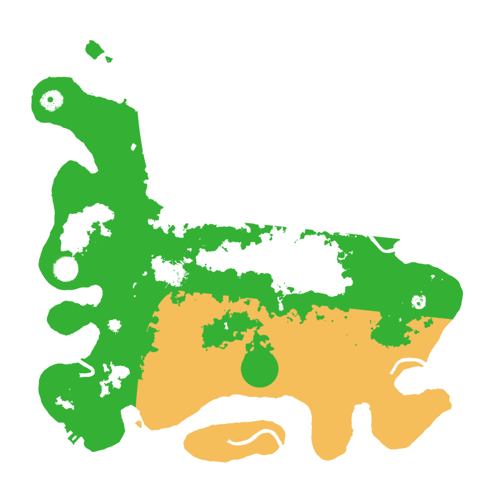 Biome Rust Map: Procedural Map, Size: 3500, Seed: 59439906