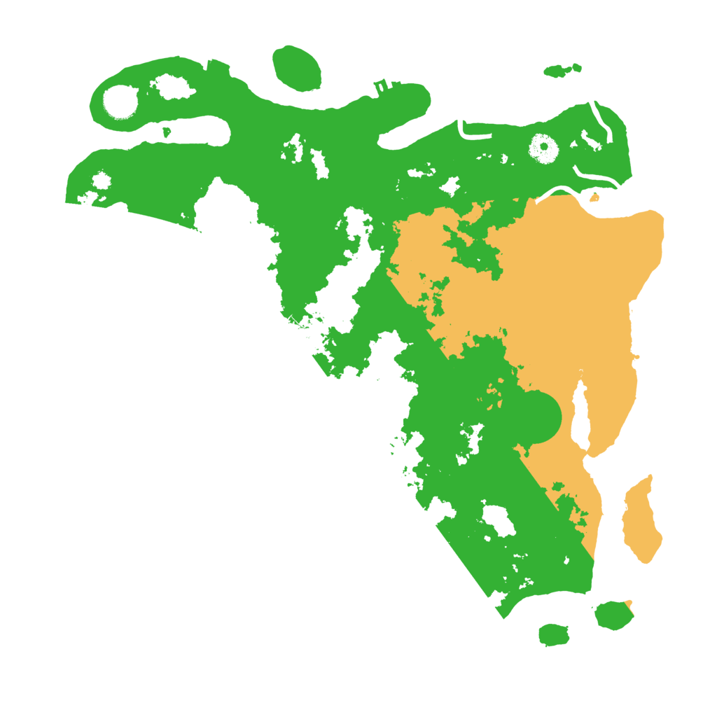 Biome Rust Map: Procedural Map, Size: 3700, Seed: 438947424