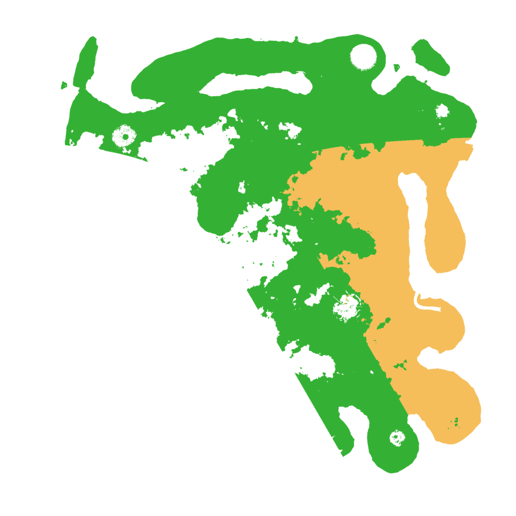 Biome Rust Map: Procedural Map, Size: 3500, Seed: 684540689