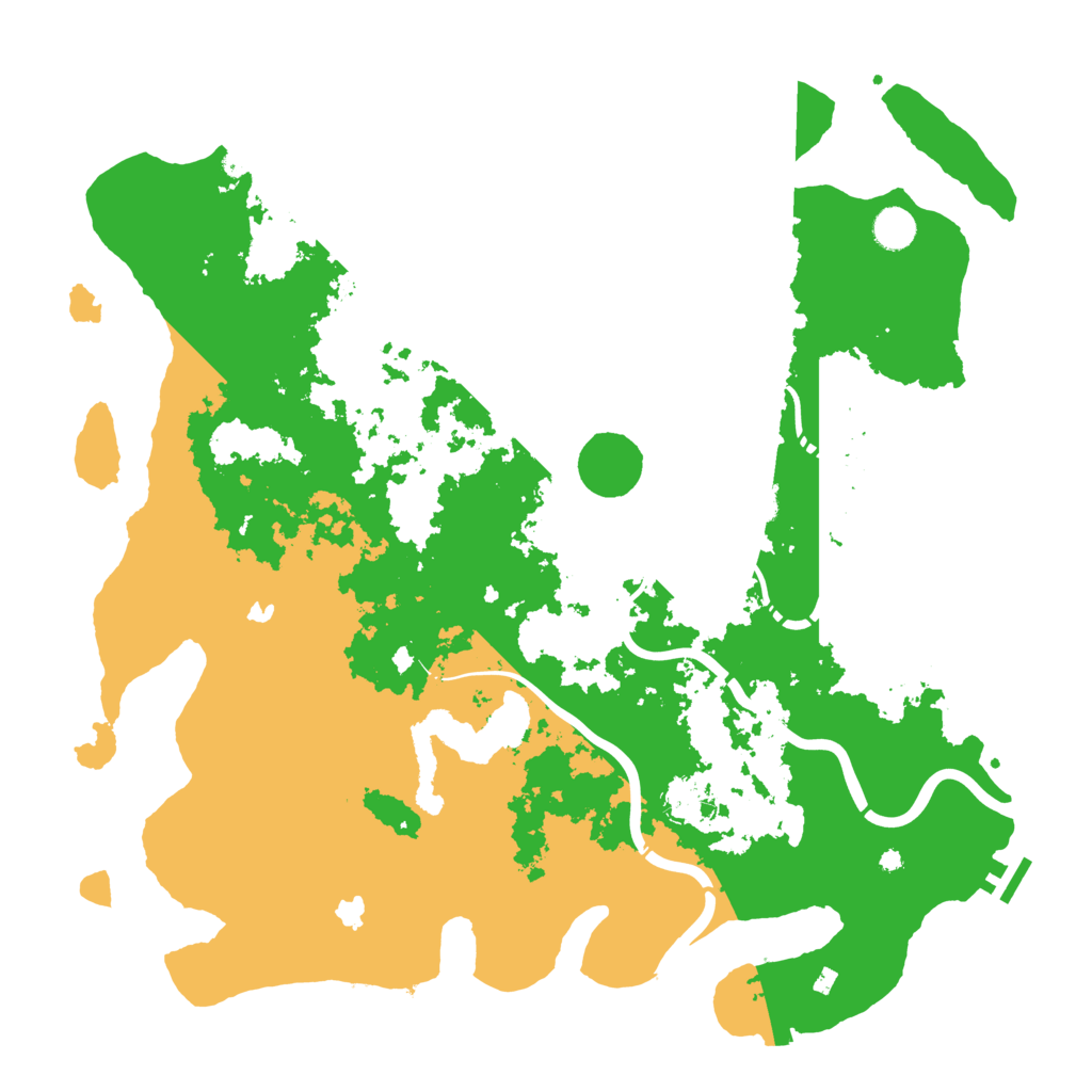 Biome Rust Map: Procedural Map, Size: 4500, Seed: 1544258464
