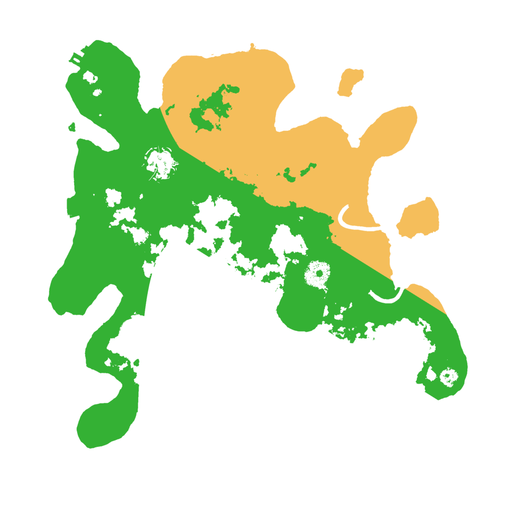 Biome Rust Map: Procedural Map, Size: 3000, Seed: 445302540