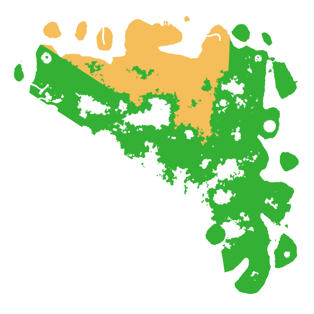 Biome Rust Map: Procedural Map, Size: 4500, Seed: 831848912