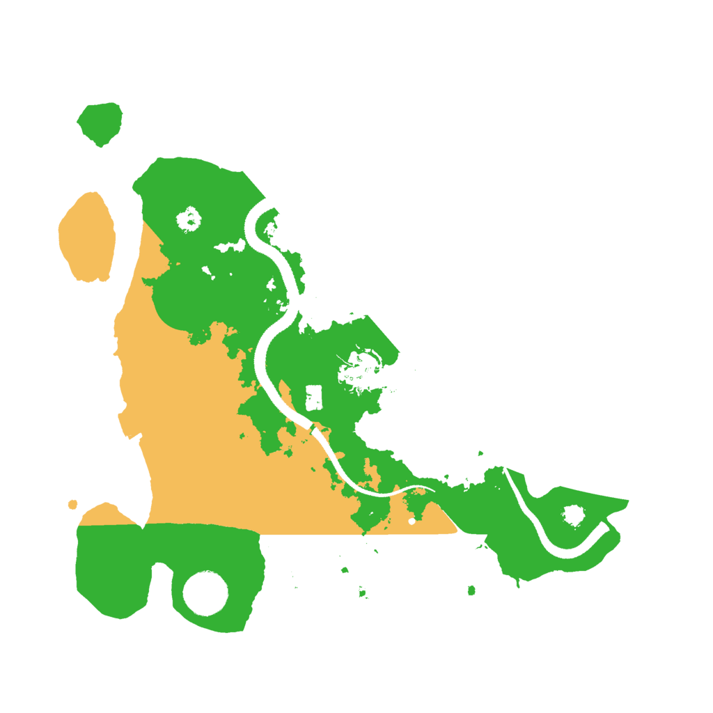 Biome Rust Map: Procedural Map, Size: 3000, Seed: 665680782