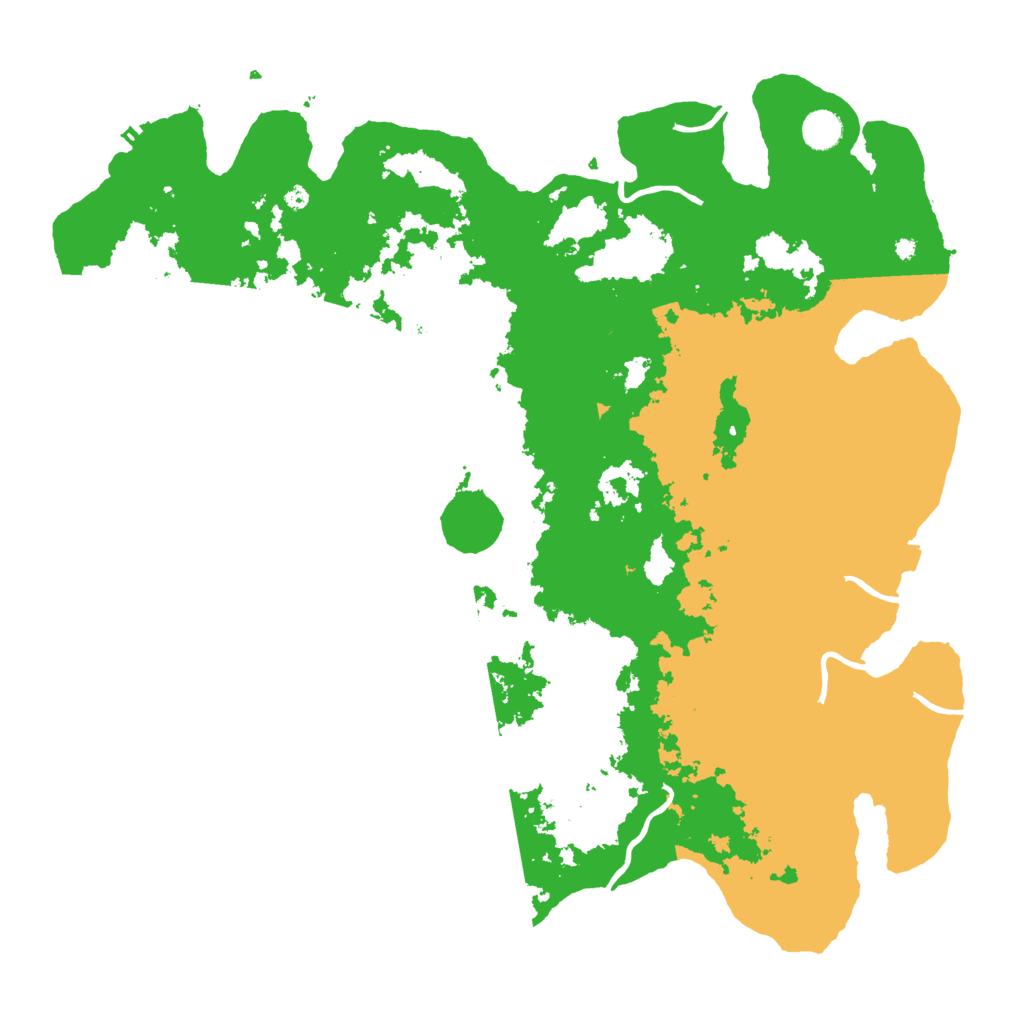Biome Rust Map: Procedural Map, Size: 4500, Seed: 13467