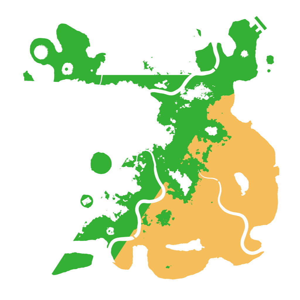 Biome Rust Map: Procedural Map, Size: 3800, Seed: 597939260