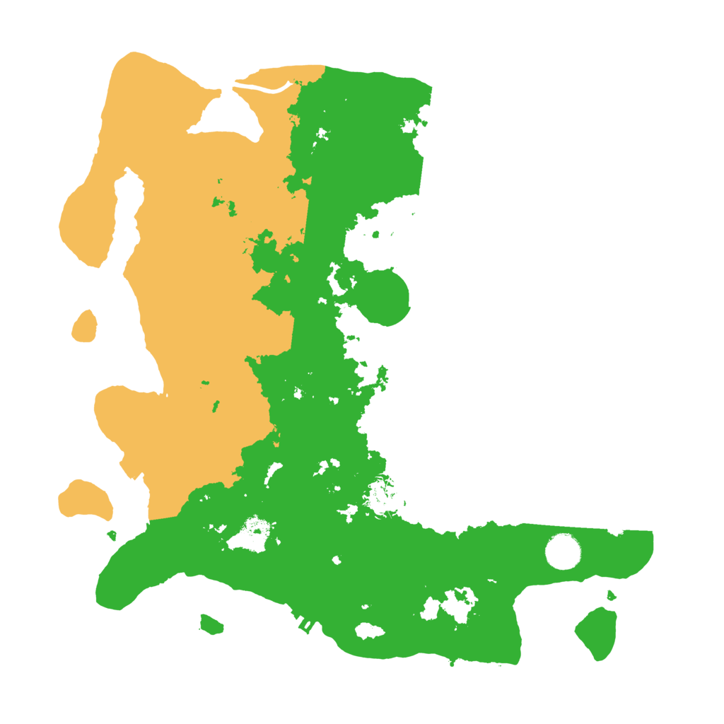 Biome Rust Map: Procedural Map, Size: 3600, Seed: 93