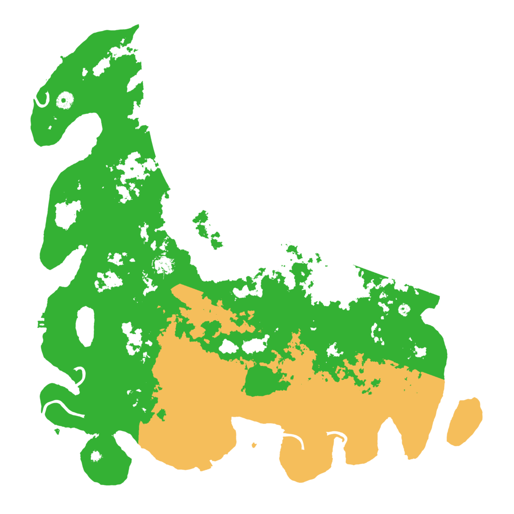 Biome Rust Map: Procedural Map, Size: 4500, Seed: 1745446503