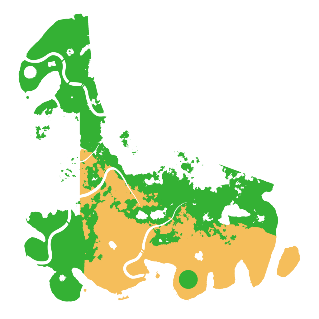 Biome Rust Map: Procedural Map, Size: 4500, Seed: 1745446503