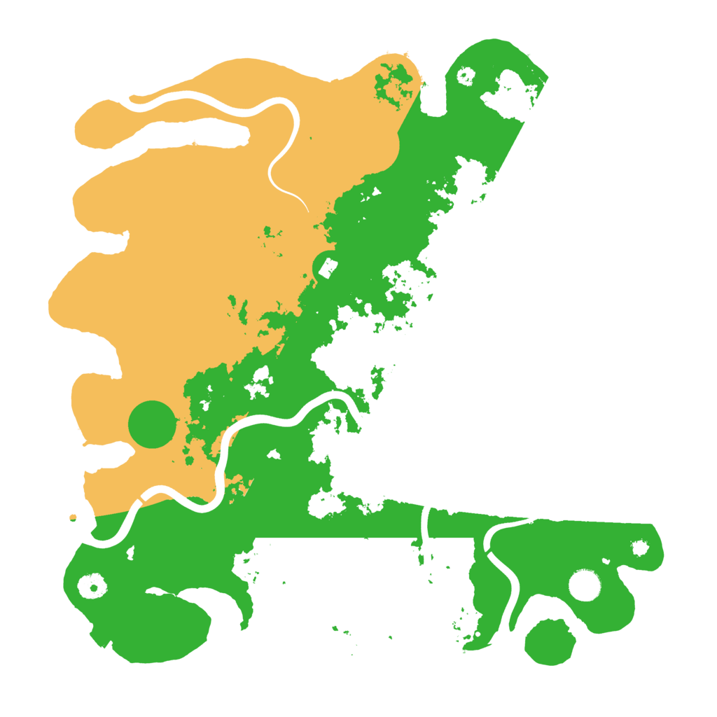 Biome Rust Map: Procedural Map, Size: 3950, Seed: 1791289256