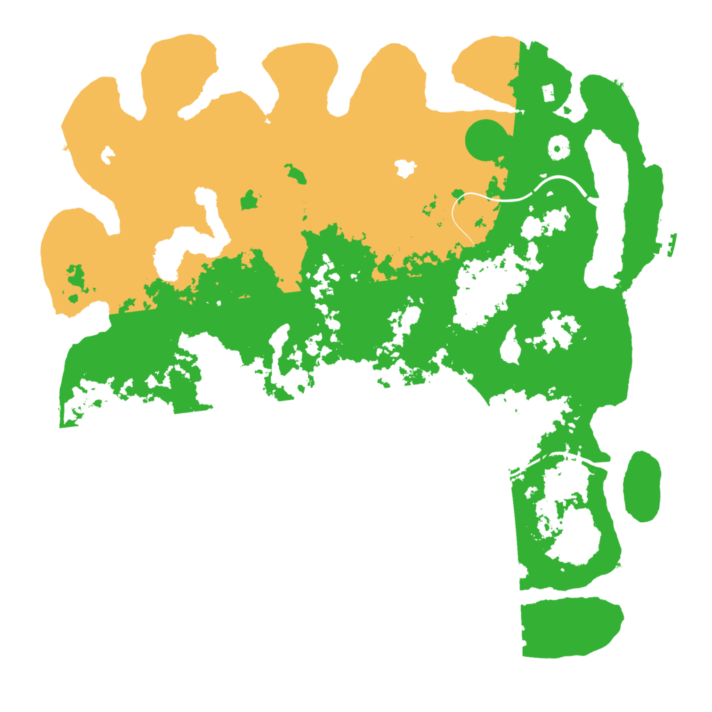 Biome Rust Map: Procedural Map, Size: 4500, Seed: 1045715107
