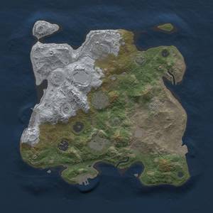 Thumbnail Rust Map: Procedural Map, Size: 3000, Seed: 5478, 13 Monuments