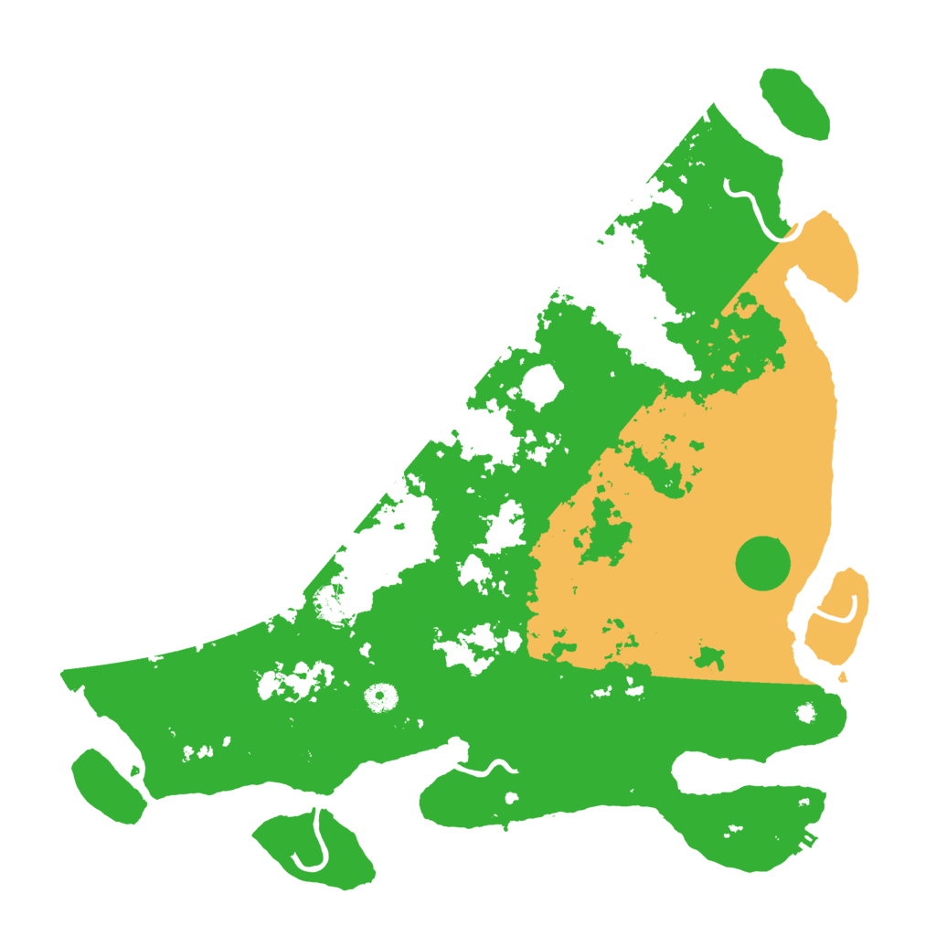 Biome Rust Map: Procedural Map, Size: 4500, Seed: 1412480661