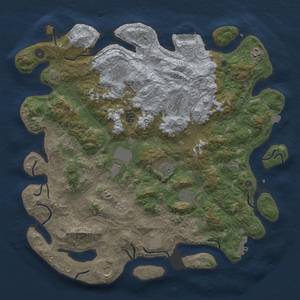 Thumbnail Rust Map: Procedural Map, Size: 4500, Seed: 561925717, 19 Monuments